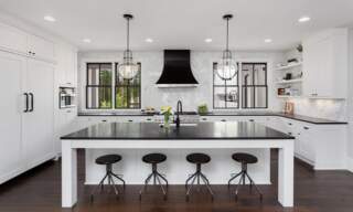Black Cabinets With White Countertops: The Bold Combination That Actually Works