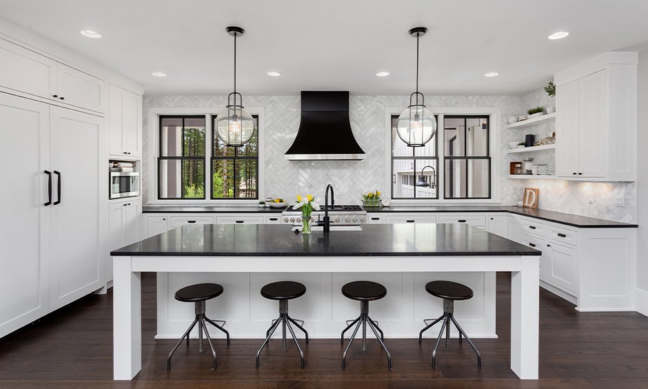 Black Cabinets With White Countertops: The Bold Combination That Actually Works